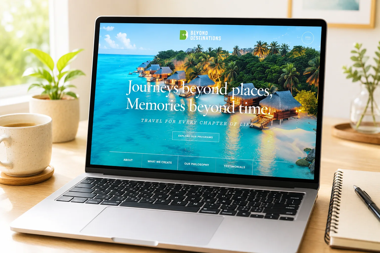Beyond Destinations website design and development